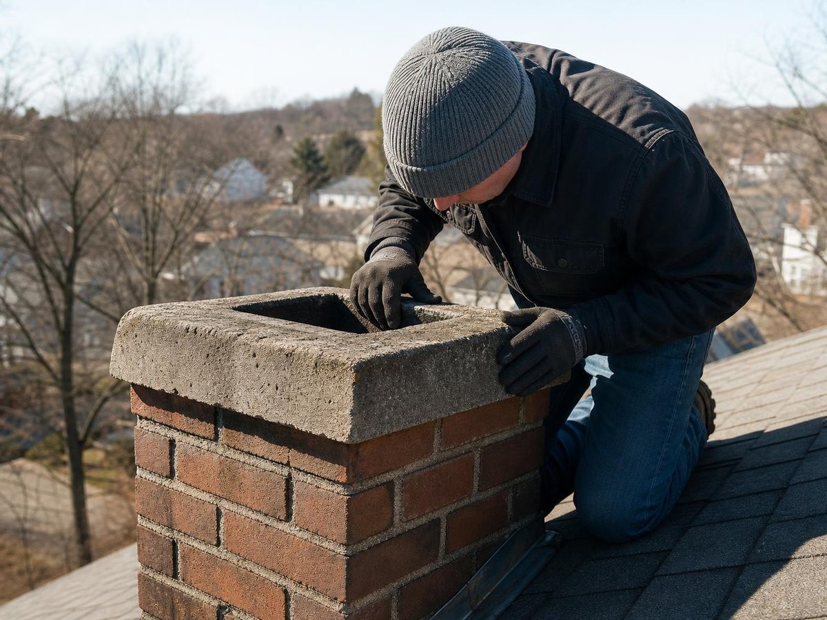 Holly Chimney Repair work in Dayton